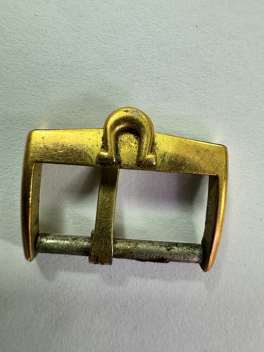 Fibbia omega vintage placcata - vintage,